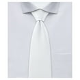 thumbnail image 1 of Jacob Alexander Men's Solid Color Pre-Tied Zipper Neck Tie - White, 1 of 8