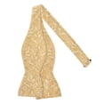 thumbnail image 1 of Jacob Alexander Men's Self Tie Freestyle Floral Bow Tie - Honey, 1 of 7
