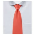 thumbnail image 1 of Jacob Alexander Men's Solid Color 2 inch Width Skinny Neck Tie - Coral, 1 of 8