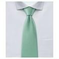 thumbnail image 1 of Jacob Alexander Men's Solid Color 2.75 inch Width Slim Neck Tie - Seafoam, 1 of 8