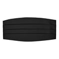 thumbnail image 1 of Jacob Alexander Men's Solid Color Cummerbund - Black, 1 of 5