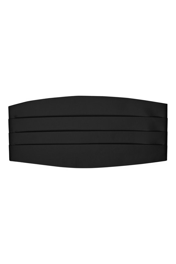 Men's Solid Color Cummerbund - Black