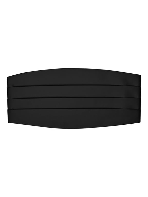 Men's Solid Color Cummerbund - Black