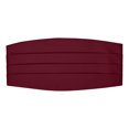 thumbnail image 1 of Jacob Alexander Men's Solid Color Cummerbund - Burgundy, 1 of 5