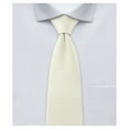 thumbnail image 1 of Jacob Alexander Men's Extra Long Solid Color Tie - Cream, 1 of 8