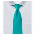 thumbnail image 1 of Jacob Alexander Men's Solid Color Regular Length Neck Tie - Teal, 1 of 6