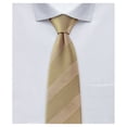 thumbnail image 1 of Jacob Alexander Men's Solid Color Tonal Stripe Pre-Tied Clip-On Neck Tie - Kelly Green, 1 of 3