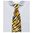 thumbnail image 1 of Jacob Alexander Tiger Animal Print Extra Long Neck Tie for Big and Tall Men, 1 of 4
