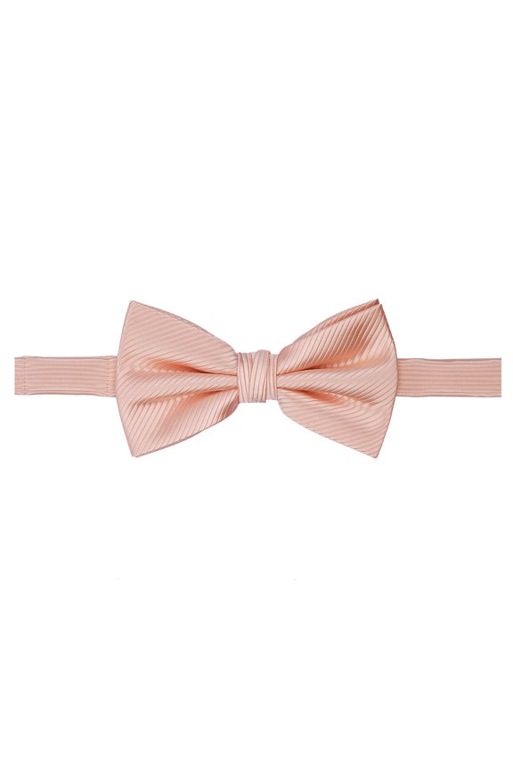 Men's Tone on Tone Corded Pre-Tied Bow Tie - Peach