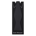 thumbnail image 1 of Jacob Alexander Men's Tone on Tone Metallic Traditional Freestyle Self-Tie Bow Tie - Black, 1 of 2
