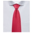 thumbnail image 1 of Jacob Alexander Men's Woven Diamond Grid Pattern Regular Neck Tie - Red Blue, 1 of 7