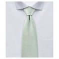 thumbnail image 1 of Jacob Alexander Men's Woven Diamond Grid Pattern Slim 2.5 inch Width Neck Tie - Light Blue Gold, 1 of 7