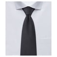 thumbnail image 1 of Jacob Alexander Men's Woven Subtle Mini Squares Slim Neck Tie - Black, 1 of 7