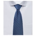 thumbnail image 1 of Jacob Alexander Men's Woven Zig Zag Pattern Regular Neck Tie - Blue, 1 of 7