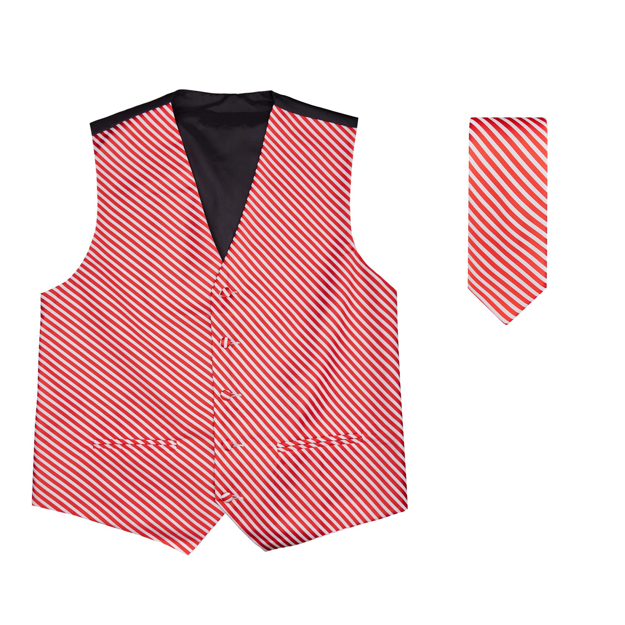 Red white deals striped vest