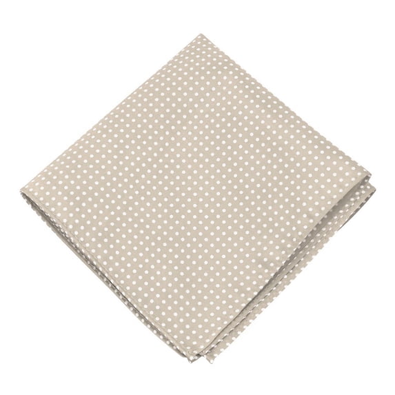 Jacob Alexander Polka Dot Print Polka Dotted Hanky - Champagne