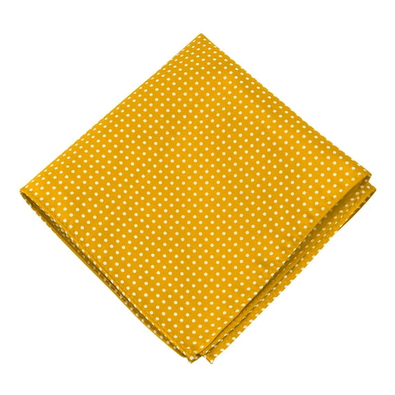 Jacob Alexander Polka Dot Print Polka Dotted Hanky - Gold