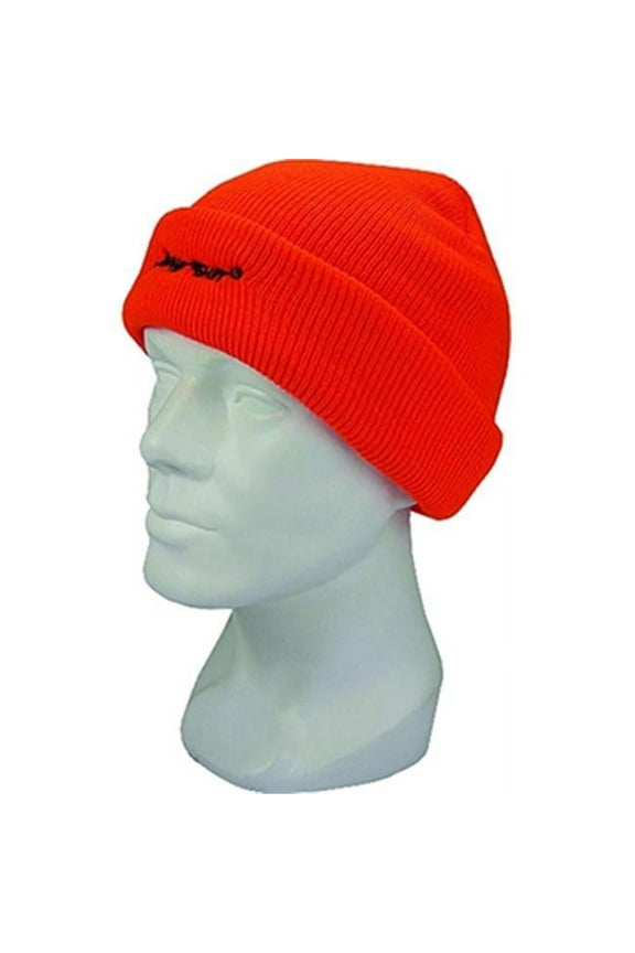 Jacob Ash Holding 30605 Hot Shot 4-Ply Insulated Cuff Cap, Blaze Orange
