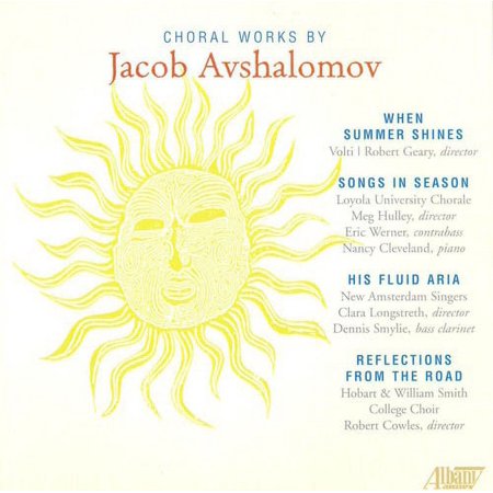 Jacob Avshalomov - Choral Works of - Music & Performance - CD