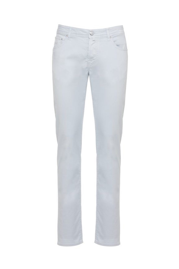 Light Blue Nick Slim Cotton Pants (Men's)