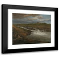 thumbnail image 1 of Jacob Coning 24x20 Black Modern Framed Museum Art Print Titled - Landscape (1700), 1 of 5