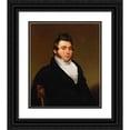 thumbnail image 1 of Jacob Eichholtz 12x14 Black Ornate Wood Framed Double Matted Museum Art Print Titled: Mr. Longnecker (circa 1820), 1 of 5