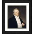 thumbnail image 1 of Jacob Eichholtz 15x18 Black Ornate Wood Framed Double Matted Museum Art Print Titled - Samuel Humes (ca. 1825), 1 of 5
