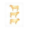 thumbnail image 1 of Jacob Green 'Hereford Trio I' Canvas Art, 1 of 3