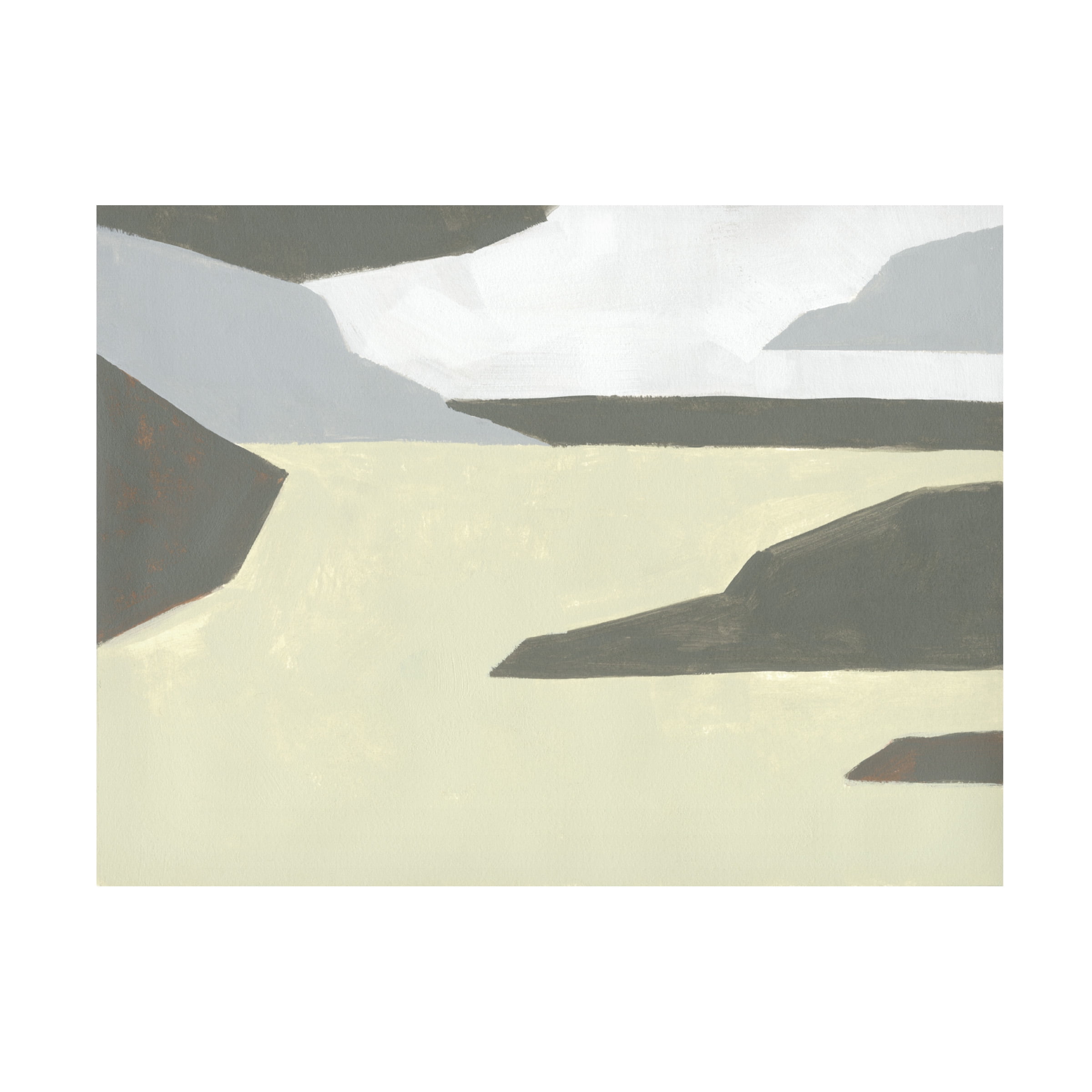 Jacob Green 'Landscape Composition III' Canvas Art