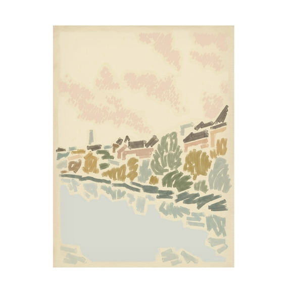 Jacob Green 'Paysage de Poitiers II' Canvas Art