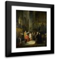 thumbnail image 1 of Jacob Joseph Eeckhout 20x24 Black Modern Framed Museum Art Print Titled - The Wedding of Jacoba of Bavaria, Countess of Holland, and Jan Iv, Duke of Brabant, 10 March 1418 (1839), 1 of 5