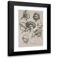 thumbnail image 1 of Jacob Kornerup 17x24 Black Modern Framed Museum Art Print Titled - Dalmatic Physiognarnies (1857 - 1858), 1 of 5