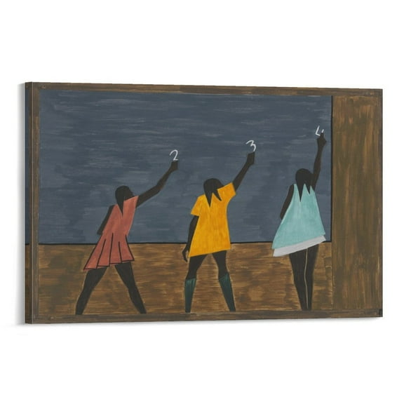 Jacob Lawrence Art Poster (1) Canvas Poster Wall Art Picture Prints Hanging Photo Gift Decor Home Posters Artworks 16x24inch(40x60cm)
