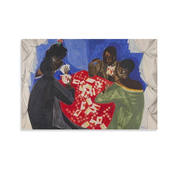 Jacob Lawrence Print Painting (21) Gifts Canvas Painting Poster Wall Art Decorative Picture Prints Modern Decor 12x18inch(30x45cm)