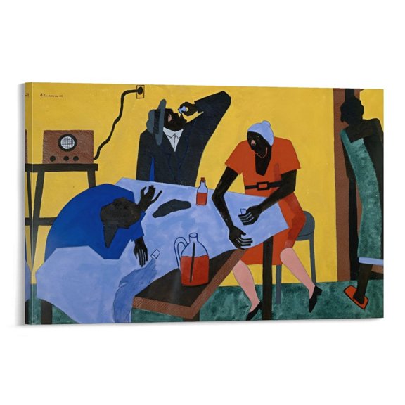 Jacob Lawrence Print Painting (9) Poster Decorative Painting Canvas Wall Art Living Room Posters Bedroom Painting 12x18inch(30x45cm)