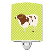 Jacob Sheep Green Ceramic Night Light