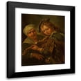 thumbnail image 1 of Jacob Toorenvliet 12x14 Black Modern Framed Museum Art Print Titled - Fiddler, 1 of 5
