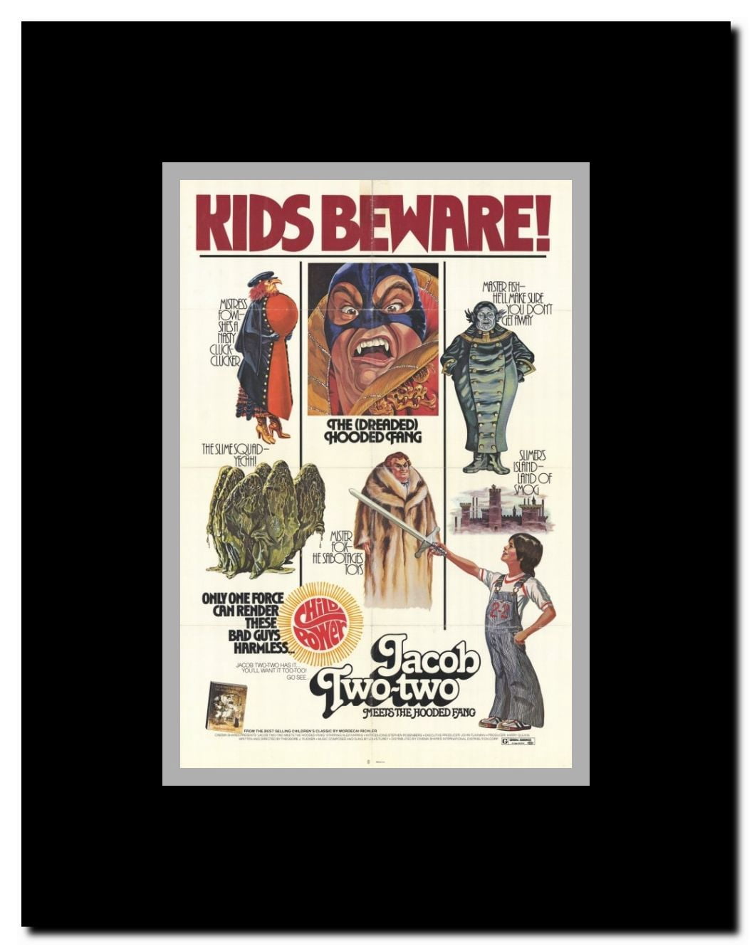 Jacob Two Two Meets the Hooded Fang Framed Movie Poster