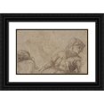 thumbnail image 1 of Jacob de Gheyn II 24x16 Black Ornate Framed Double Matted Museum Art Print Titled: Study of a Young Man (16th Century), 1 of 5