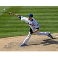thumbnail image 1 of Jacob deGrom New York Mets Unsigned Pitching vs. Philadelphia Phillies Photograph, 1 of 1