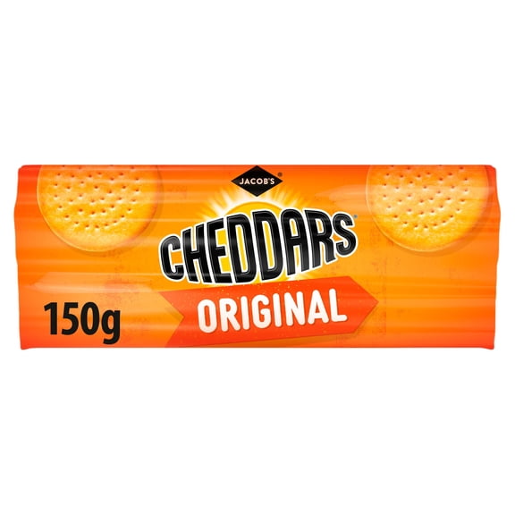 Jacob's Baked Cheddars Cheese Crackers 150g, Imported from Britain