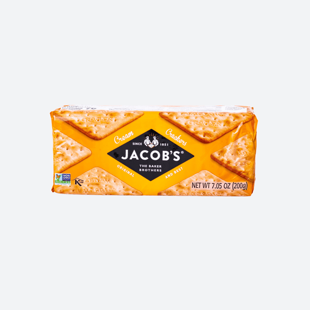 Jacob's Cream Crackers 200g Timeless Classic Crispy and savory