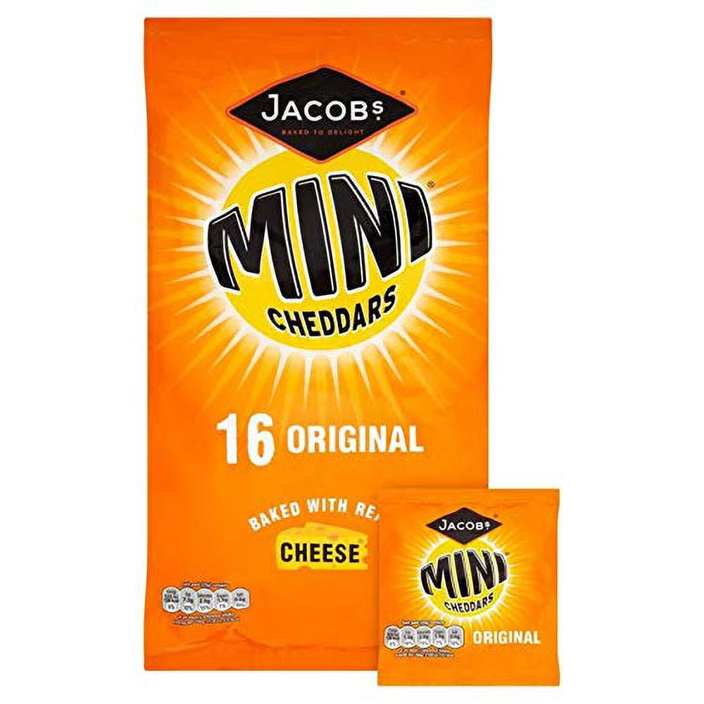 Jacob s mini cheddars 25g irf13 x 16 per pack walmart