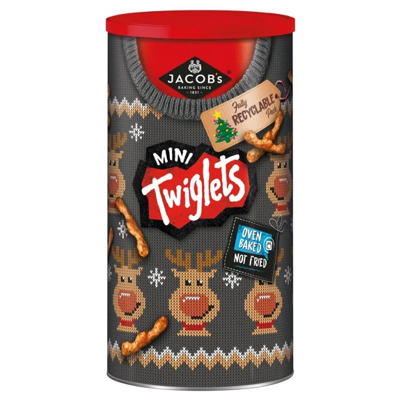 Jacob's Mini Twiglets 200g - In Seasonal Tub