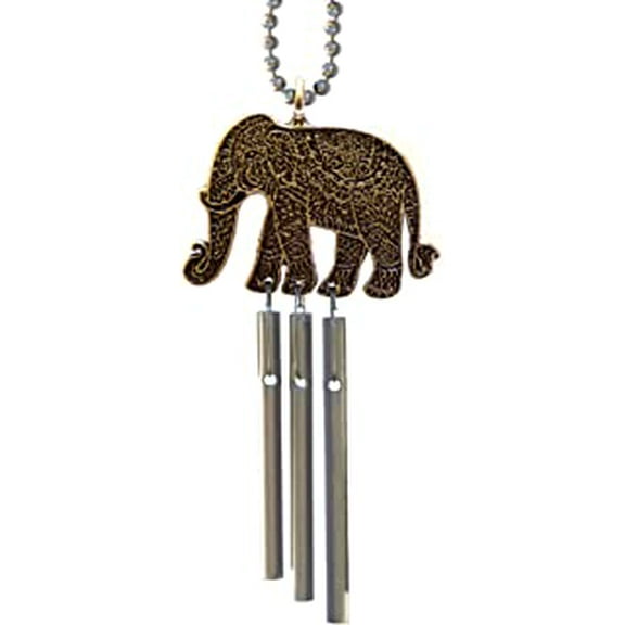 Jacob's Musical Car Charm, Elephant, Mini Wind Chime