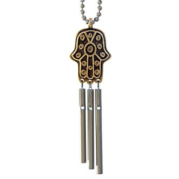 Jacob's Musical Car Charm, Healing Hand, Hamsa, Mini Wind Chime