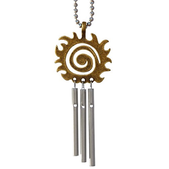 Jacob's Musical Car Charm, Sun Spiral Eclipse, Mini Wind Chime