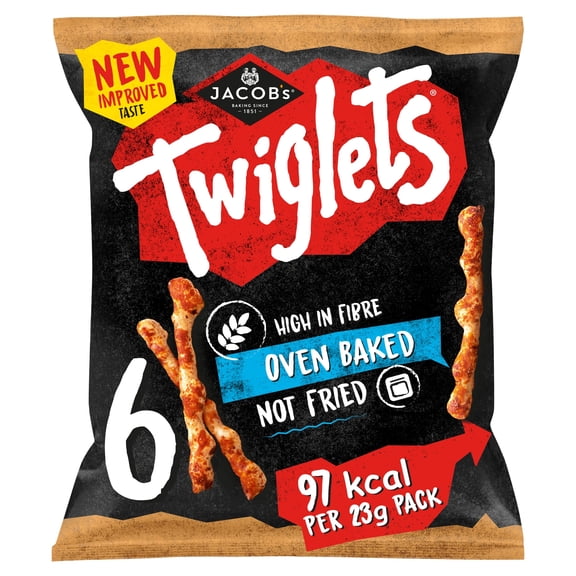 Jacob's Twiglets 6 x 23g, Imported from Britain