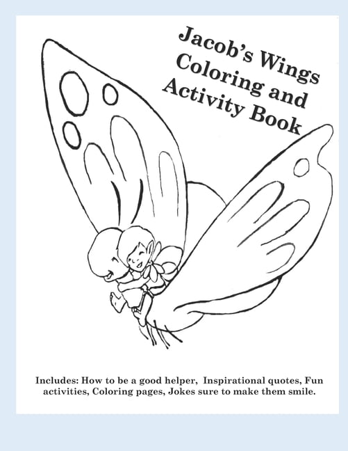 Jacob's Wings coloring and activity book, (Paperback)