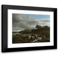 thumbnail image 1 of Jacob van Ruisdael 24x20 Black Modern Framed Museum Art Print Titled - Landscape with Cascade (1670-1675), 1 of 5
